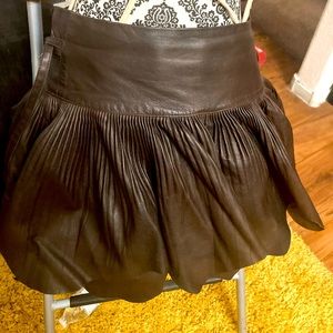 Jean Paul gaultier vintage leather skirt